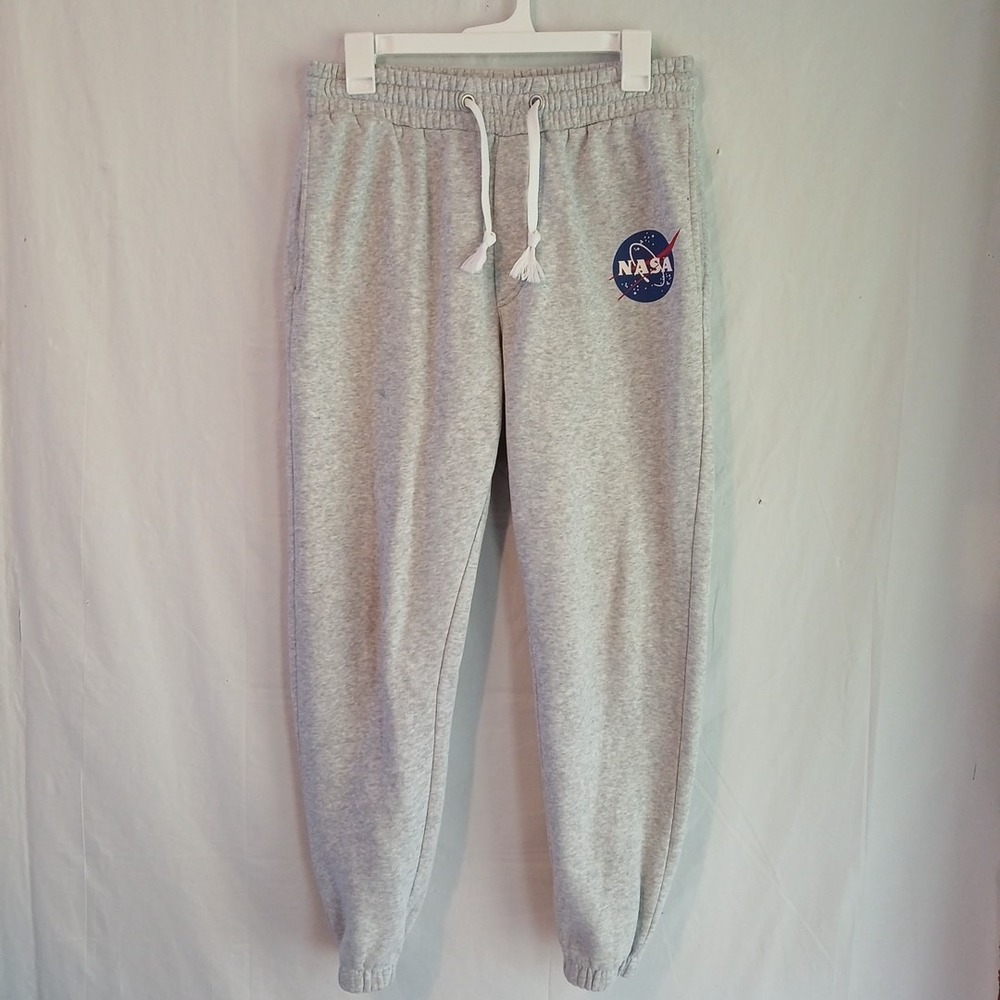 H&M NASA Sweatpants Heather Gray Size Medium